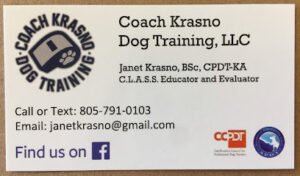 Coach Krasno Dog Training, LLC